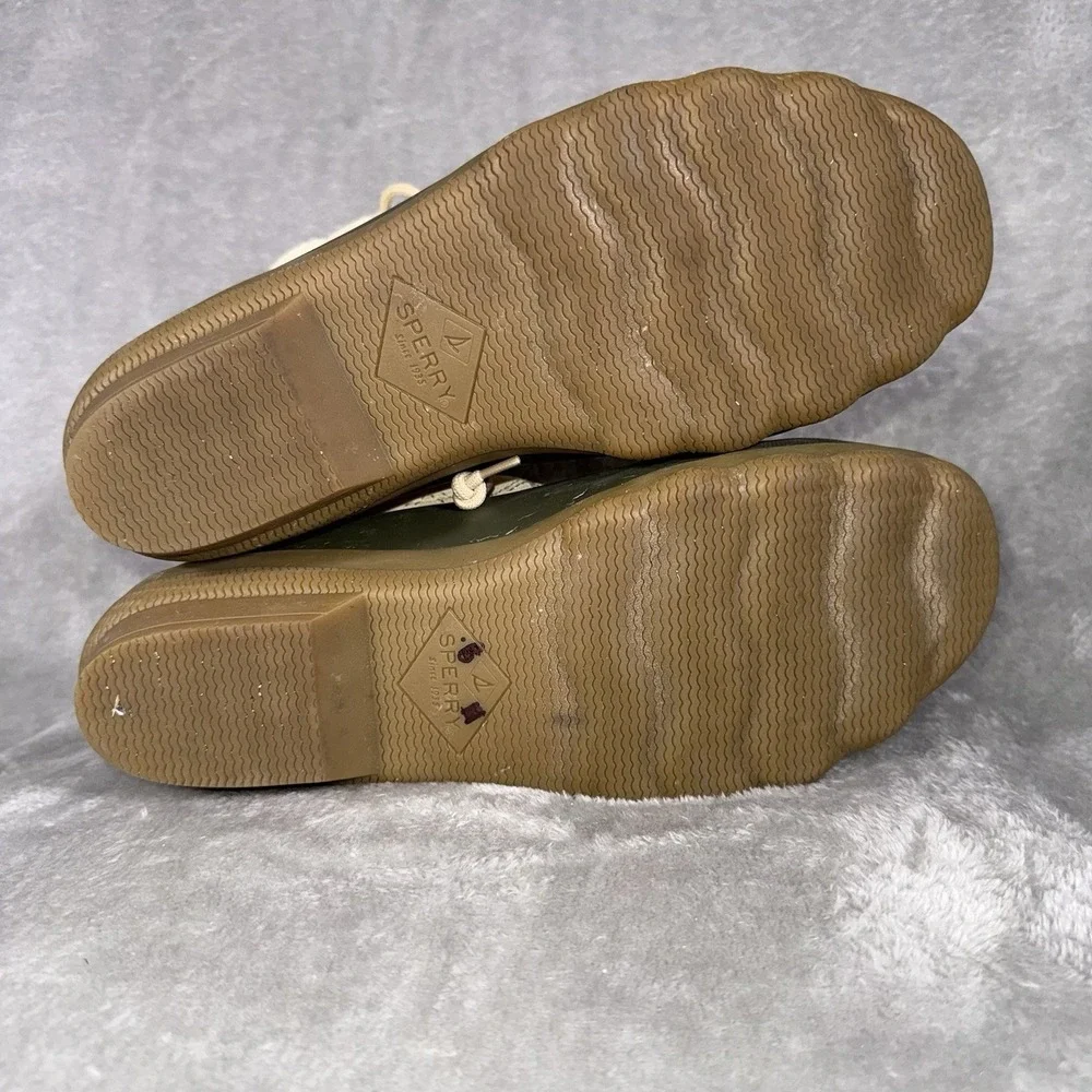 Sperry Syren Gulf Quilted Nylon‎ Pop Duck Boot Women's Microfleece Lined Size 10